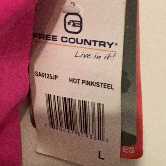 Free Country Women's Pink and Black Double Strap Tankini Top - Picture 6 of 14